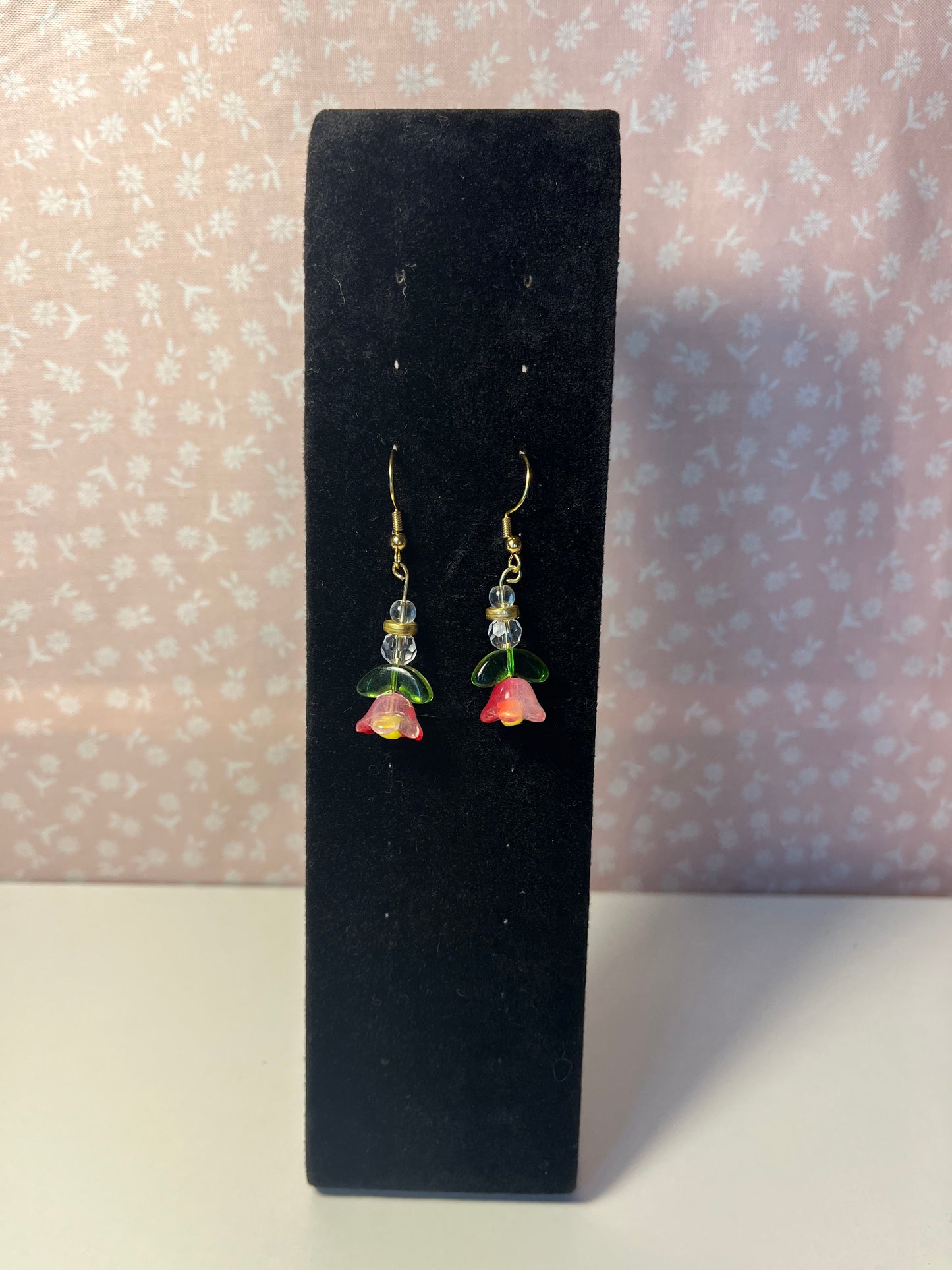 Beaded Flower Earrings