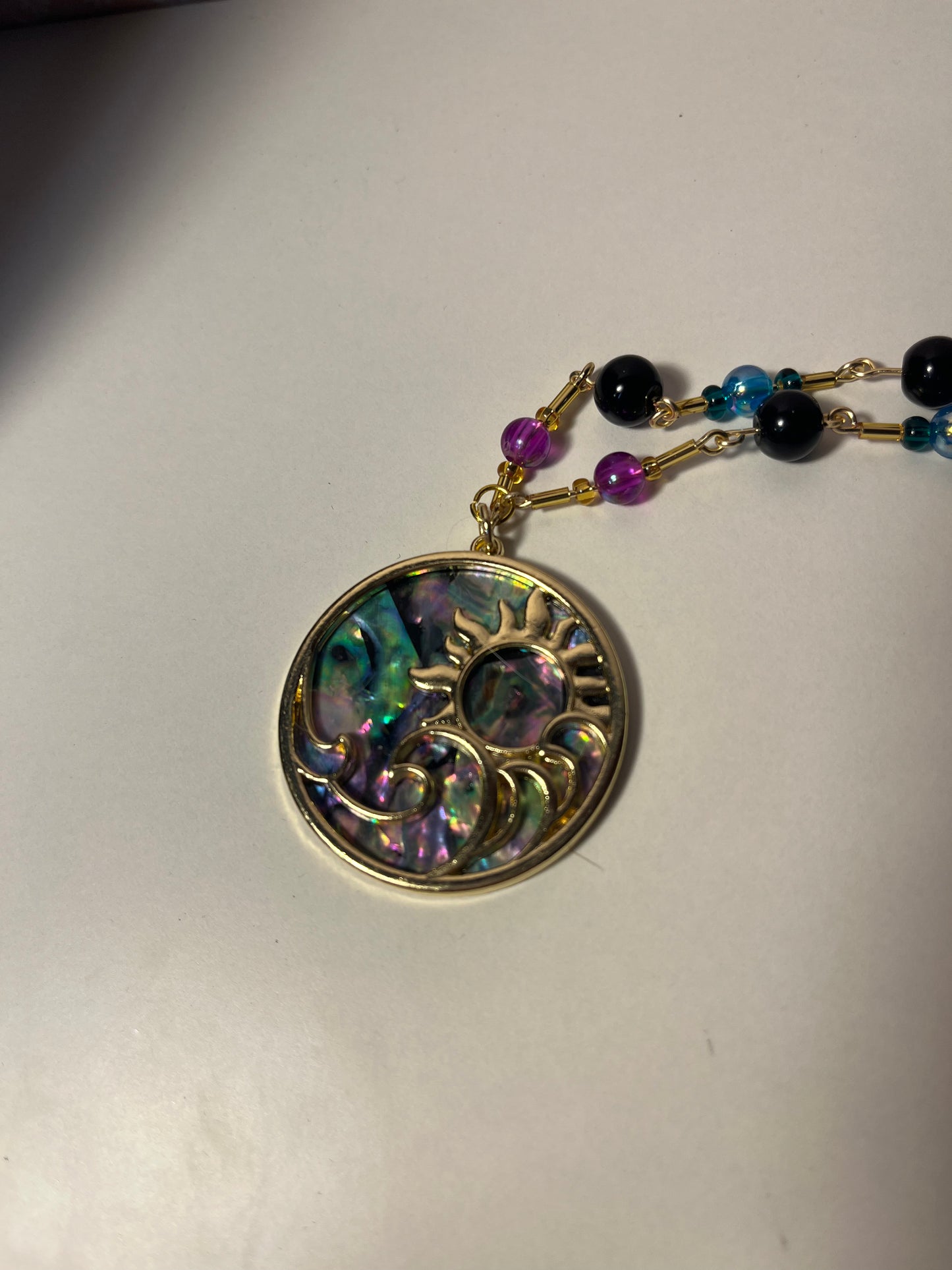 Holographic Sunset Necklace